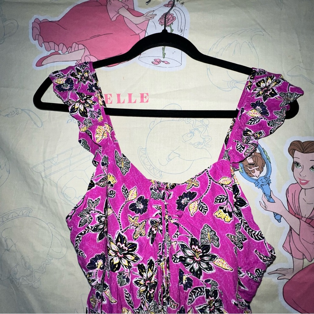 LOFT Pink Floral Dress - Picture 3 of 16